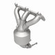 OEM Grade Federal / EPA Compliant Manifold Catalytic Converter <br>07-08 Hyundai Tiburon 2.7L