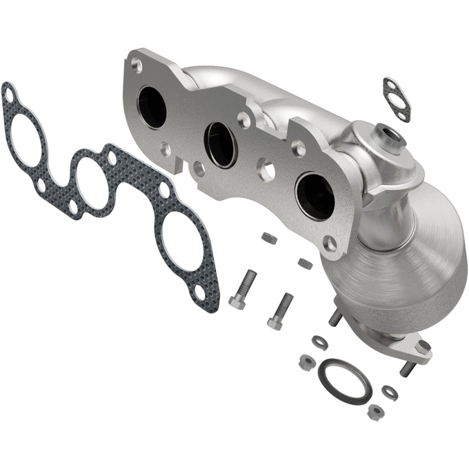 OEM Grade Federal / EPA Compliant Direct-Fit Catalytic Converter <br>03-08 Jaguar X-Type 2.5L, 3.0L Front