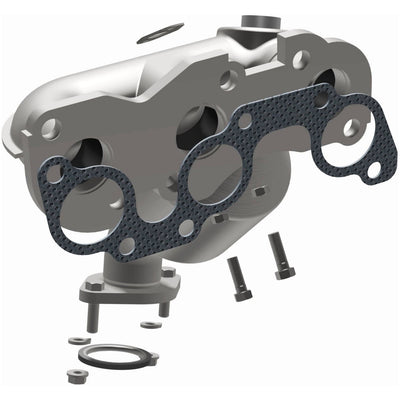 OEM Grade Federal / EPA Compliant Direct-Fit Catalytic Converter <br>03-08 Jaguar X-Type 2.5L, 3.0L Front