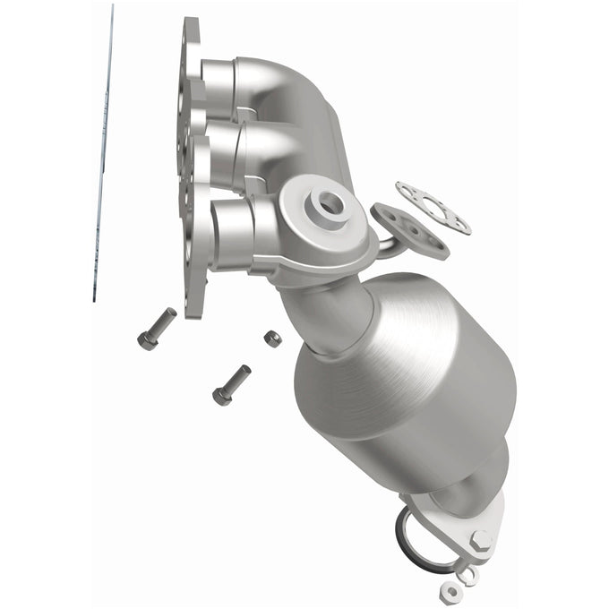 OEM Grade Federal / EPA Compliant Direct-Fit Catalytic Converter <br>03-08 Jaguar X-Type 2.5L, 3.0L Front