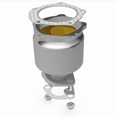 OEM Grade Federal / EPA Compliant Direct-Fit Catalytic Converter <br>98-00 Kia Sportage 2.0L Front