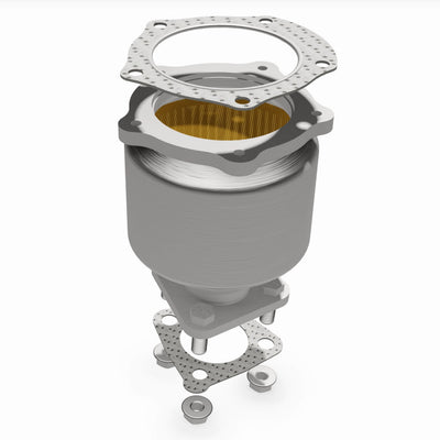 OEM Grade Federal / EPA Compliant Direct-Fit Catalytic Converter <br>98-00 Kia Sportage 2.0L Front