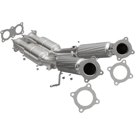 OEM Grade Federal / EPA Compliant Direct-Fit Catalytic Converter <br>08-12 Land Rover LR2 3.2L