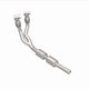 OEM Grade Federal / EPA Compliant Direct-Fit Catalytic Converter <br>02-04 Volkswagen Jetta, Golf 2.8L