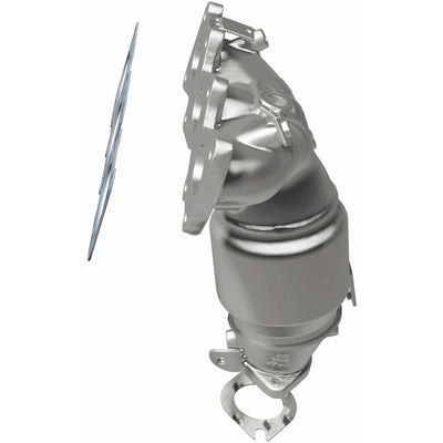 OEM Grade Federal / EPA Compliant Manifold Catalytic Converter <br>11-13 Kia Sorento, 10-12 Hyundai Santa Fe 3.5