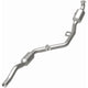 California Grade CARB Compliant Direct-Fit Catalytic Converter <br>2007 Mercedes-Benz E350 3.5L Base Right