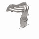 California Grade CARB Compliant Manifold Catalytic Converter <br>10-11 Toyota Camry 2.5L