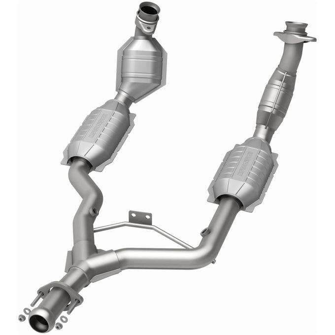 HM Grade Federal / EPA Compliant Direct-Fit Catalytic Converter <br>96-98 Ford Mustang 3.8L