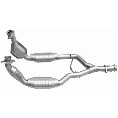 HM Grade Federal / EPA Compliant Direct-Fit Catalytic Converter <br>96-98 Ford Mustang 3.8L