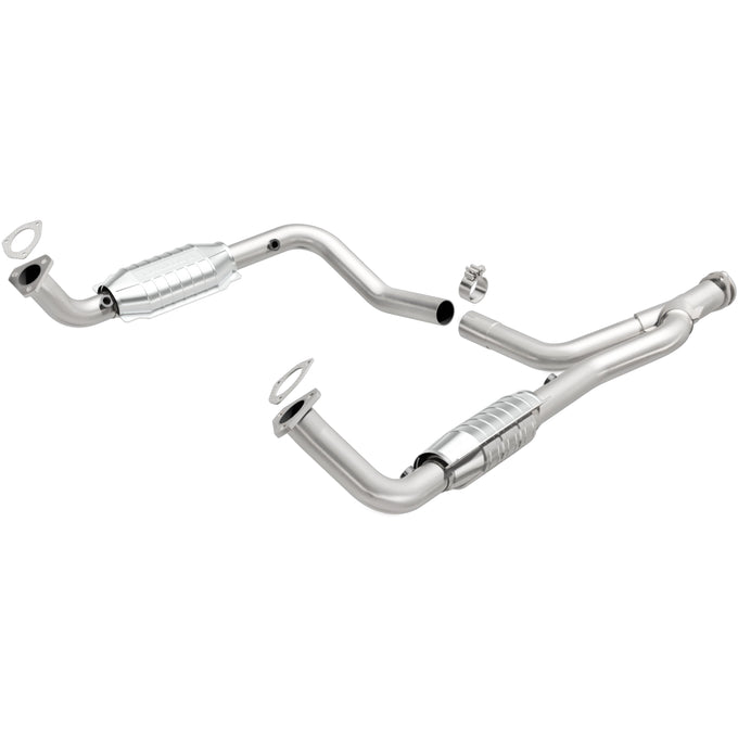 HM Grade Federal / EPA Compliant Direct-Fit Catalytic Converter <br>96-02 Land Rover Range Rover 4.0L, 4.6L HSE