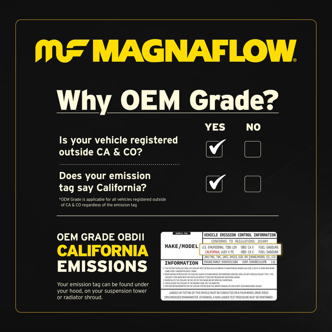 OEM Grade Federal / EPA Compliant Universal Catalytic Converter