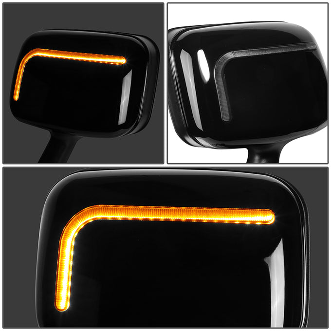 Performance Series Side Hood Mirrors <br>08-17 Freightliner Cascadia