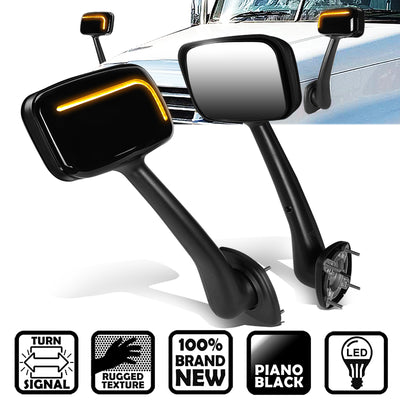 Performance Series Side Hood Mirrors <br>08-17 Freightliner Cascadia