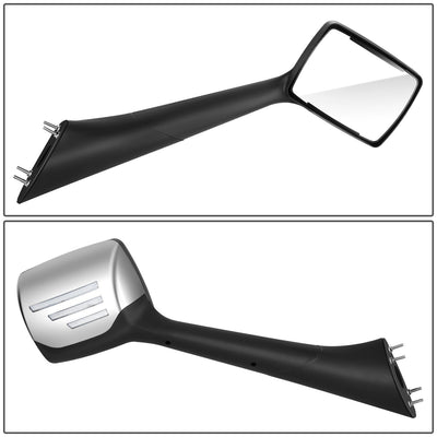 Chrome Sequential LED Signal Bar Side Hood Mirror <br>22-25 Peterbilt 579