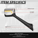 Sequential Check Mark Signal Side View Hood Mirrors <br>22-25 Peterbilt 579