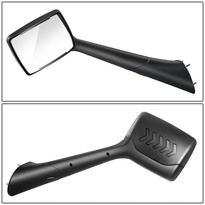 Pair Sequential Chevron Arrow Signal Side Hood Mirrors <br>22-25 Peterbilt 579