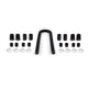 48in Flexible Stainless Steel Radiator Hose Kit <br> Universal Fit