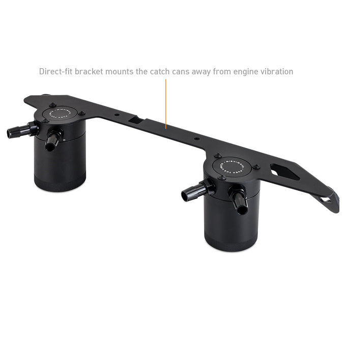 Baffled Oil Catch Can System <br> 23-26 Ford Bronco 2.7L