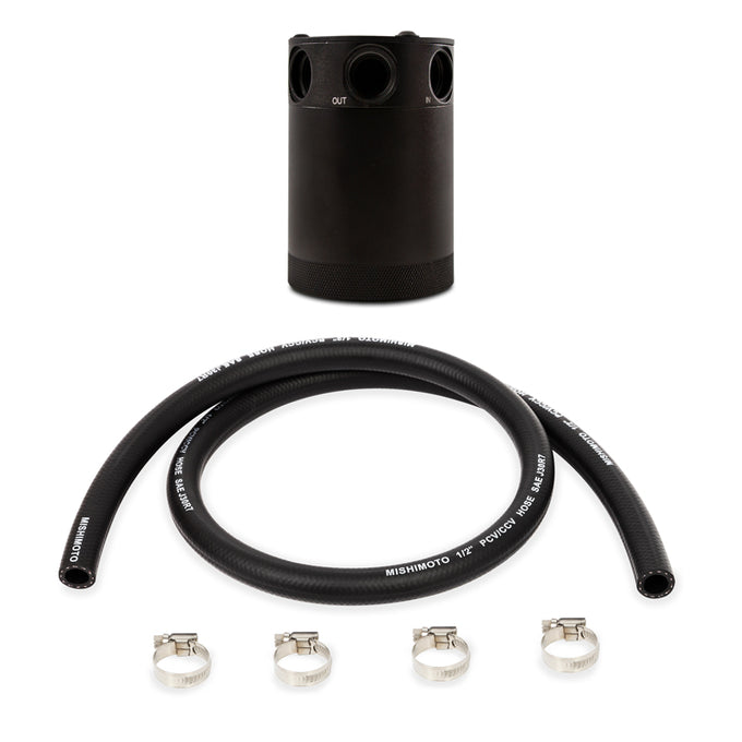 3-Port Compact Baffled Oil Catch Can <br> Thread Size: 3/8 NPT