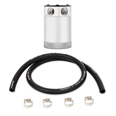 2-Port Compact Baffled Oil Catch Can <br> Thread Size: 3/8 NPT