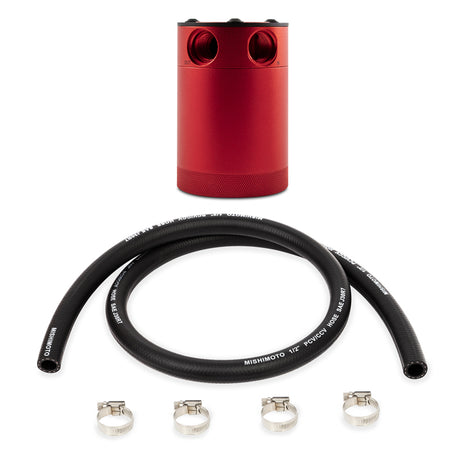 2-Port Compact Baffled Oil Catch Can <br> Thread Size: 3/8 NPT