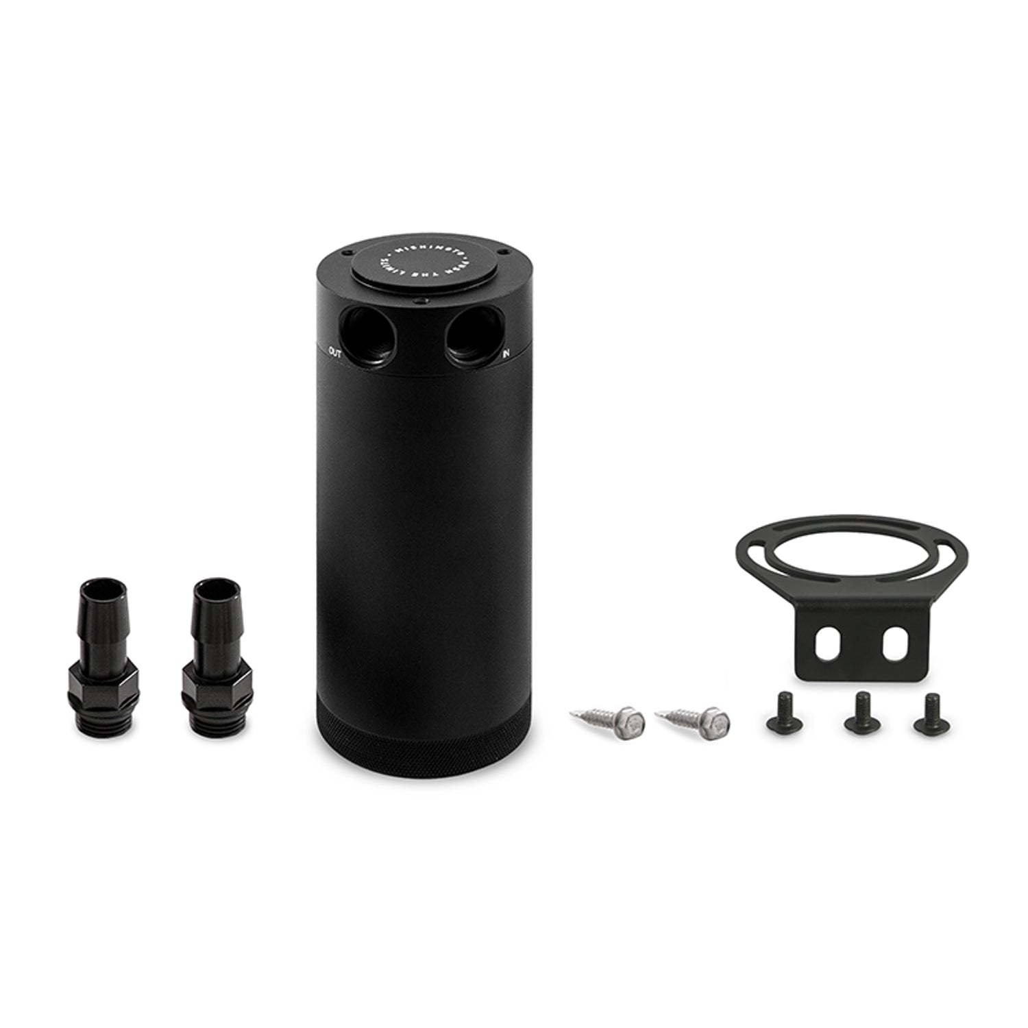 2-Port Universal XL Baffled Catch Can <br> Thread Size: 3/8 NPT