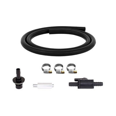 Baffled Oil Catch Can Petcock Drain Kit <br> Universal Fit