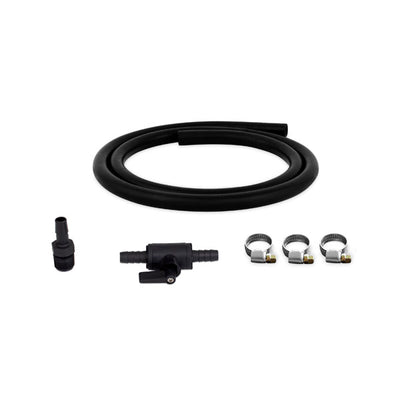 Compact Baffled Oil Catch Can Petcock Drain Kit <br> Universal Fit