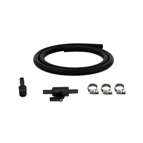 Compact Baffled Oil Catch Can Petcock Drain Kit <br> Universal Fit