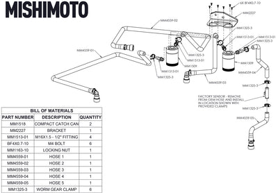 Baffled Oil Catch Can Kit <br> 18-20 Ford F-150