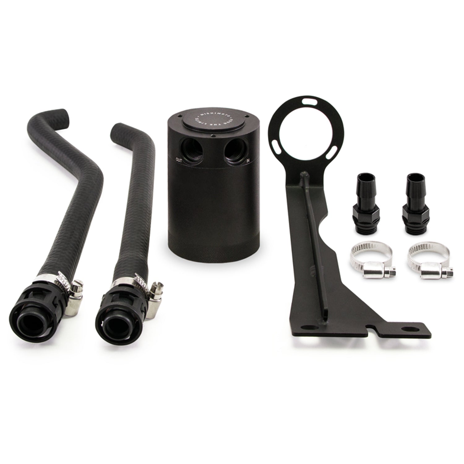 PCV Baffled Oil Catch Can Kit <br> 14-19 Ford Fiesta