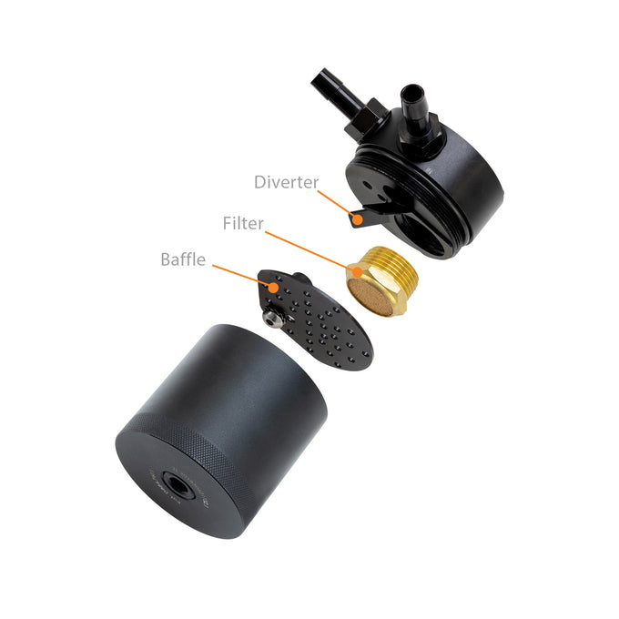 PCV Baffled Oil Catch Can Kit <br> 16-22 INFINITI Q50 Q60 3.0L