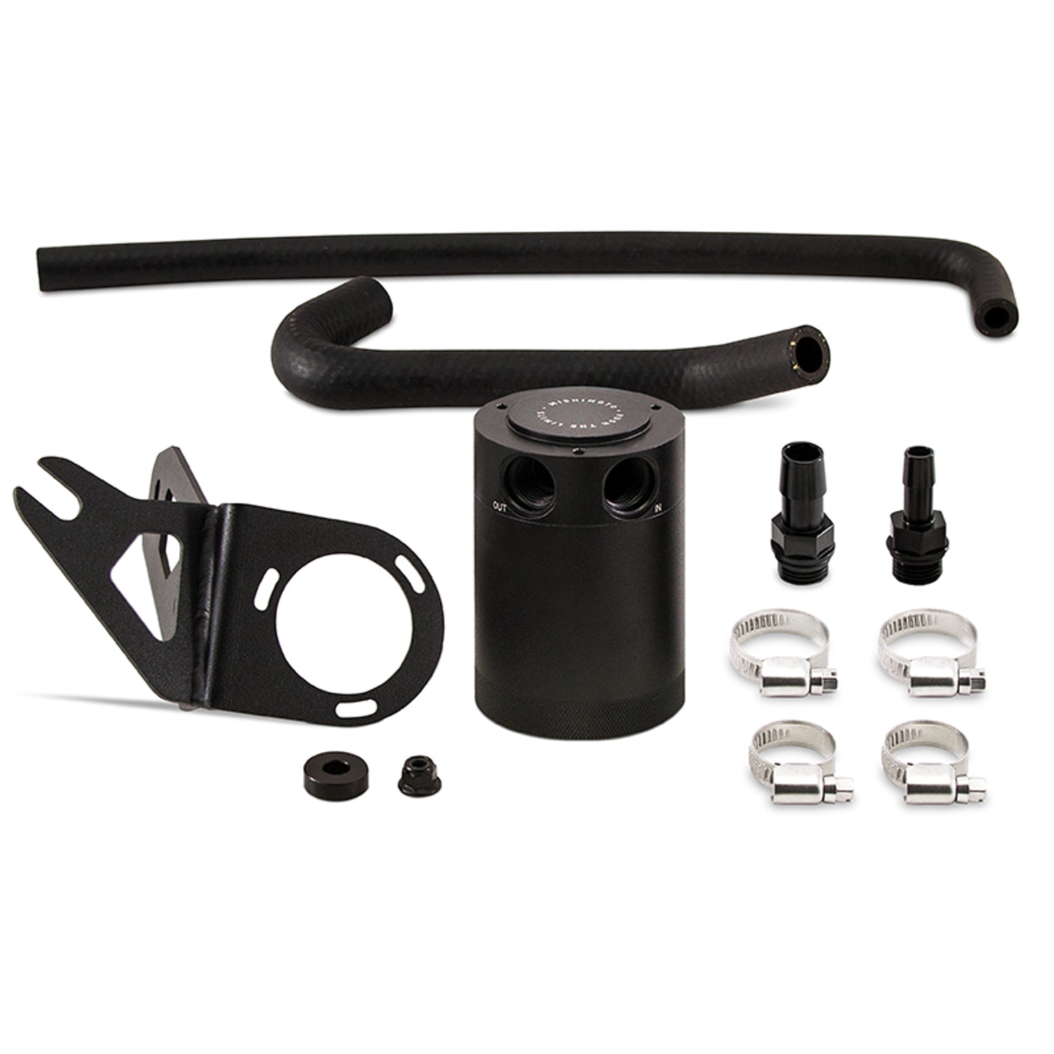 Performance PCV Baffled Oil Catch Can Kit <br> 18-21 Kia Stinger 3.3L