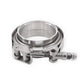 Stainless-Steel V-Band Clamp w/Flanges <br> Universal Fit