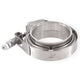 Stainless-Steel V-Band Clamp w/Flanges <br> Universal Fit