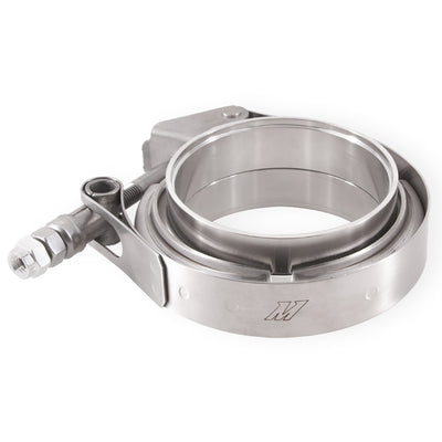 Stainless-Steel V-Band Clamp w/Flanges <br> Universal Fit