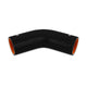 2.5 Inch Black 45 Degree Coupler <br> Universal Fit