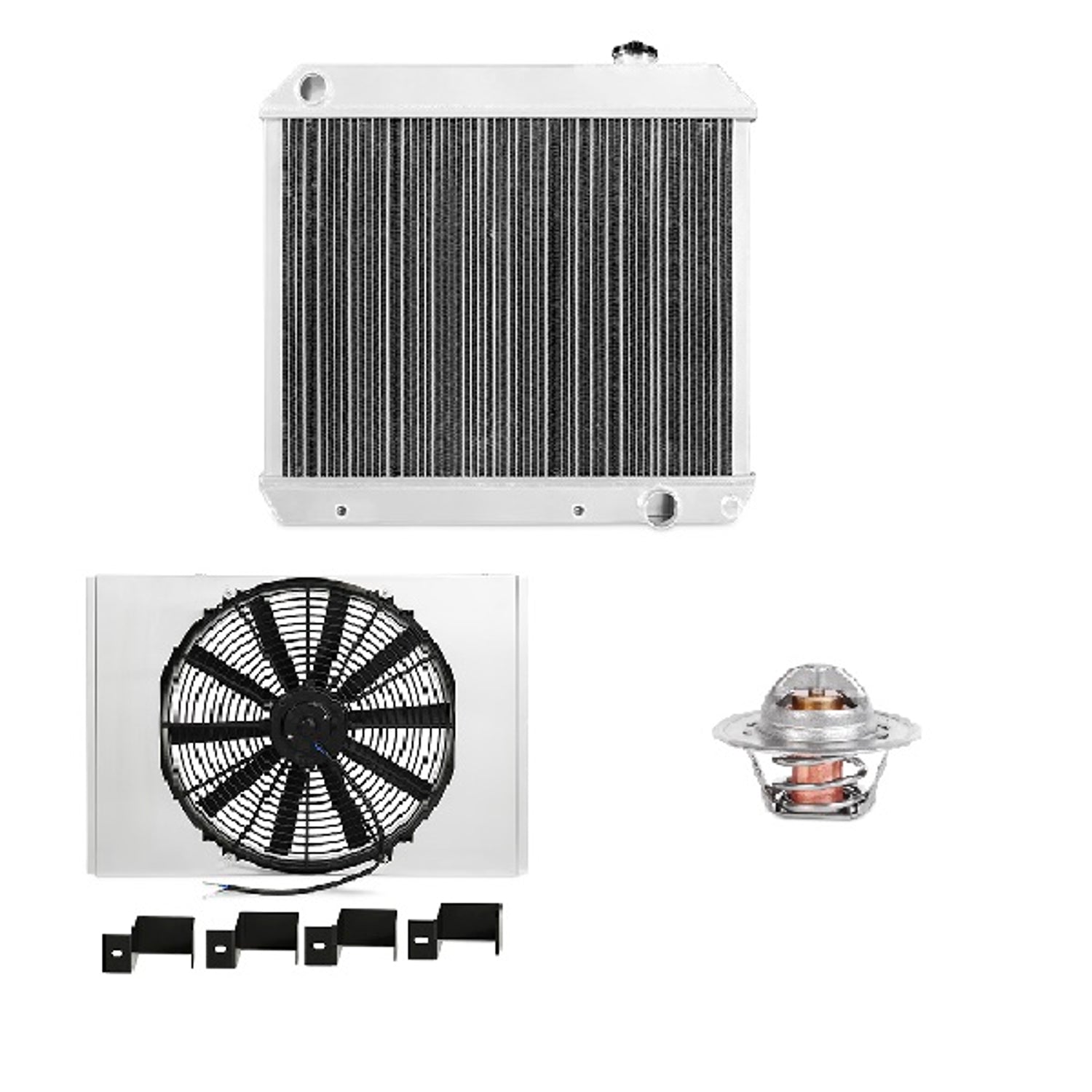 Cooling Package w/ Aluminum Radiator <br> 61-64 Pontiac Bonneville Star Chief Catalina