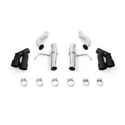 Quad Tip Race Axle-Back Exhaust <br> 16-23 Chevy Camaro 2.0L