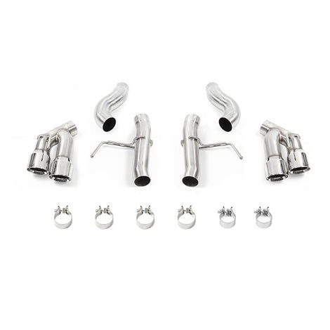 Quad Tip Race Axle-Back Exhaust <br> 16-23 Chevy Camaro 2.0L