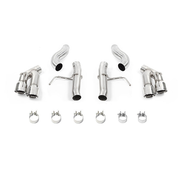 Quad Tip Race Axle-Back Exhaust <br> 16-23 Chevy Camaro 2.0L