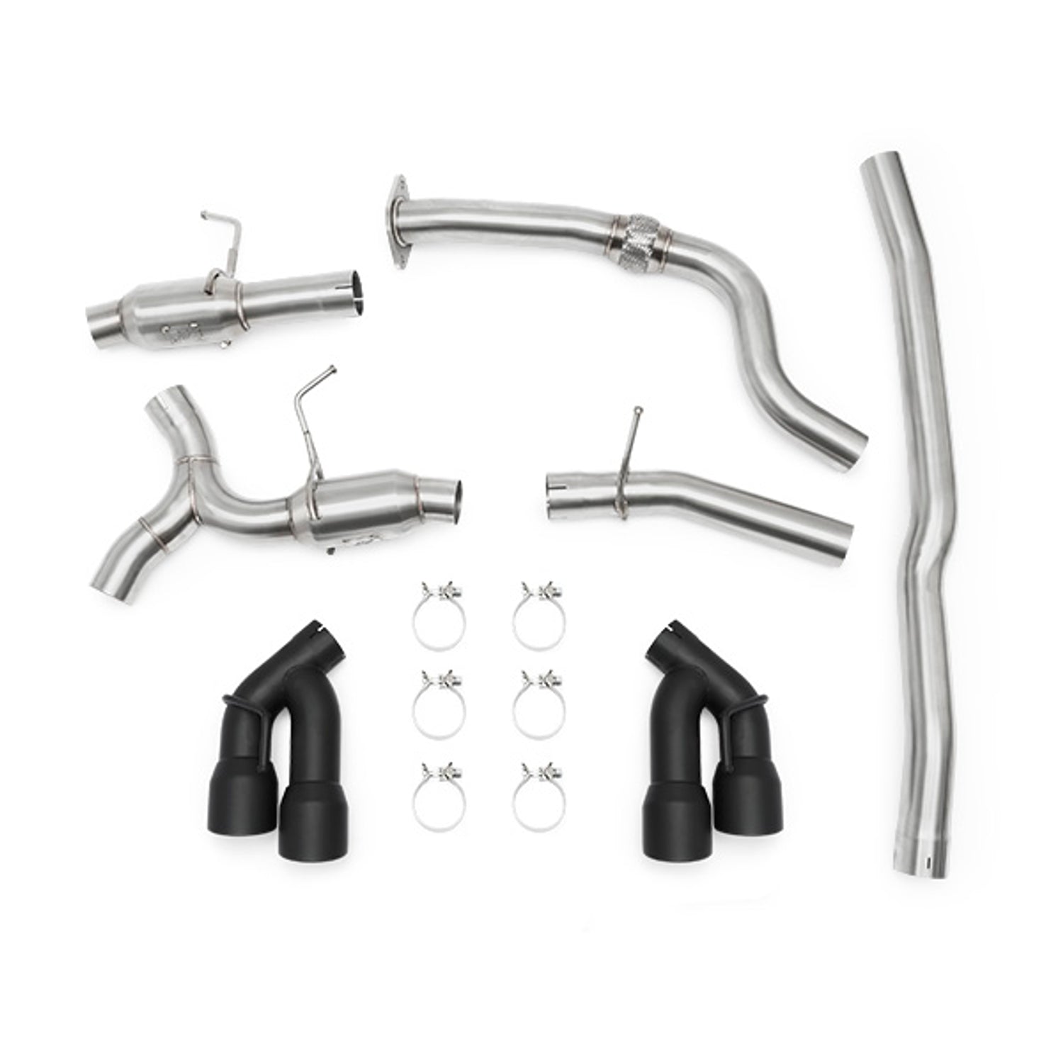 Quad Tip Pro Cat-Back Exhaust <br> 16-23 Chevy Camaro 2.0L