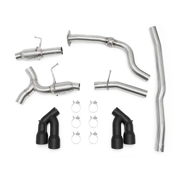 Quad Tip Pro Cat-Back Exhaust <br> 16-23 Chevy Camaro 2.0L