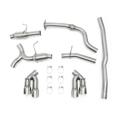 Quad Tip Pro Cat-Back Exhaust <br> 16-23 Chevy Camaro 2.0L