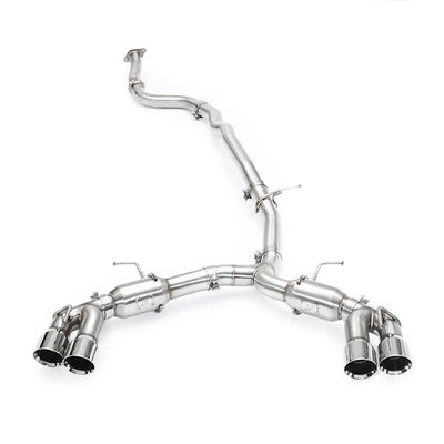 Quad Tip Pro Cat-Back Exhaust <br> 16-23 Chevy Camaro 2.0L