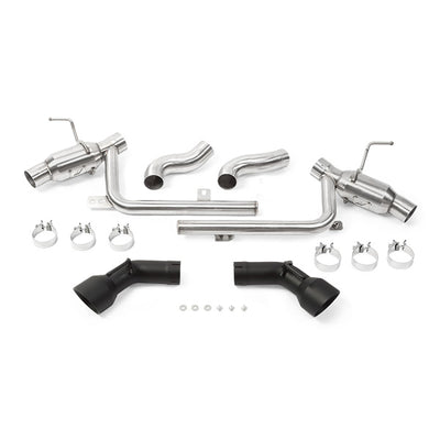 Dual Tip Pro Axle-Back Exhaust <br> 16-20 Chevy Camaro
