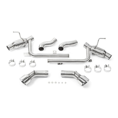 Dual Tip Pro Axle-Back Exhaust <br> 16-20 Chevy Camaro