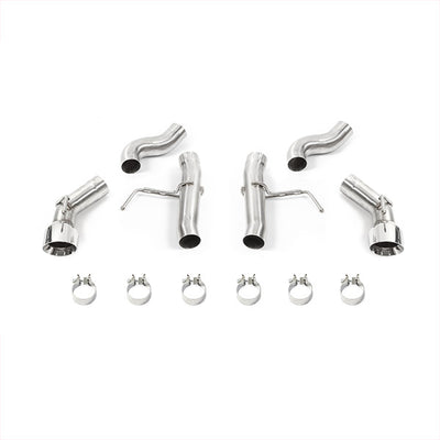Dual Tip Race Axle-Back Exhaust <br> 16-20 Chevy Camaro