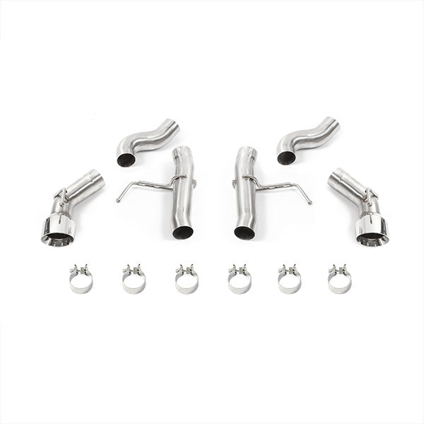 Dual Tip Race Axle-Back Exhaust <br> 16-20 Chevy Camaro