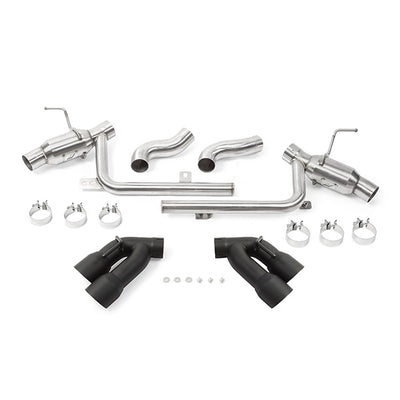 Quad Tip Pro Axle-Back Exhaust <br> 16-20 Chevy Camaro
